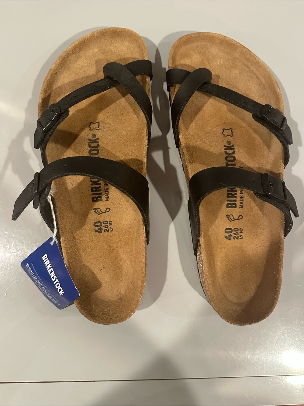 BNWT - Birkenstock Mayari Women's Sandals Black Size 40 EU / 9-9.5 US